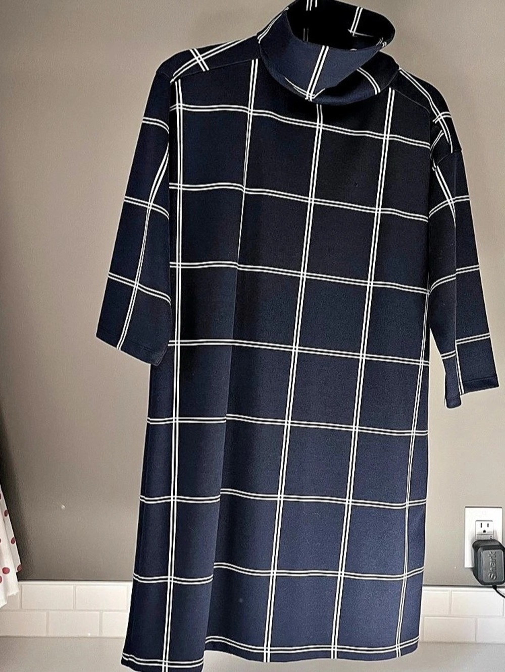 LOFT Women's Checkered Mini Dress